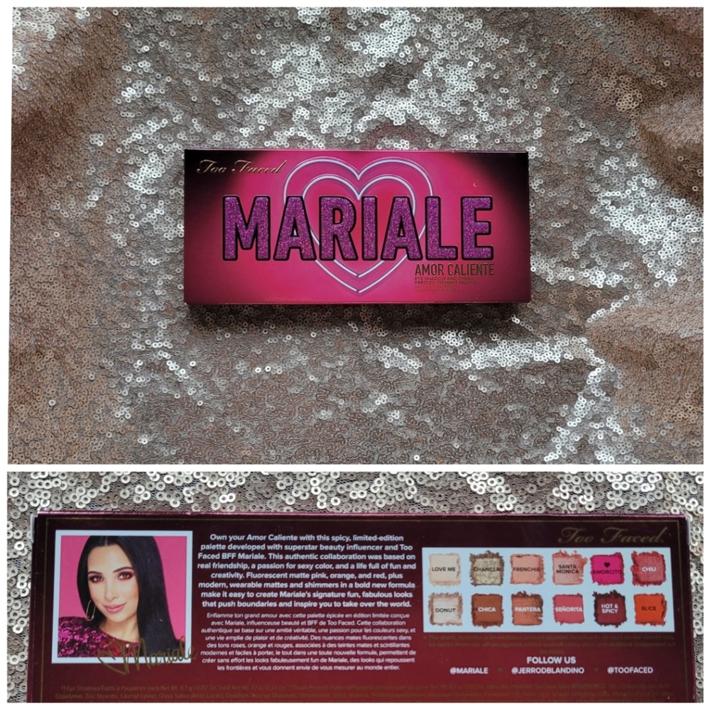 Mariale too faced pallete